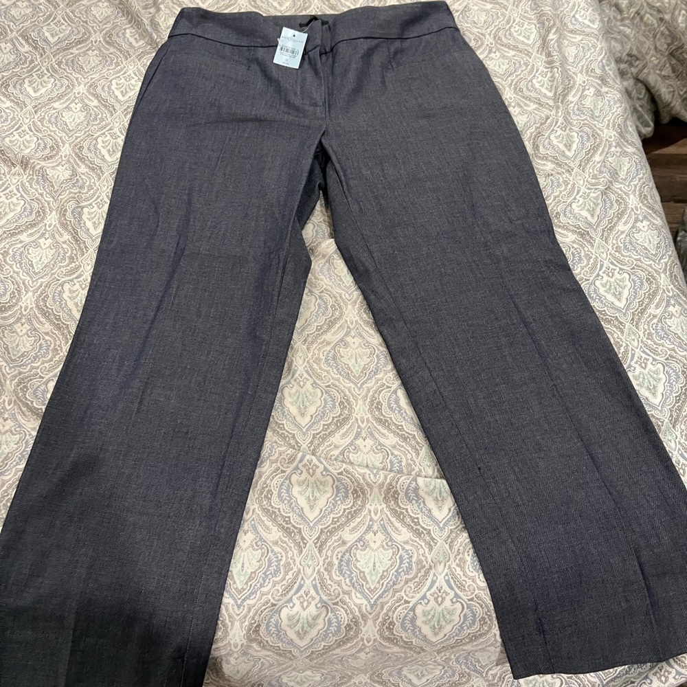 Loft the crop mid rise slim leg ankle